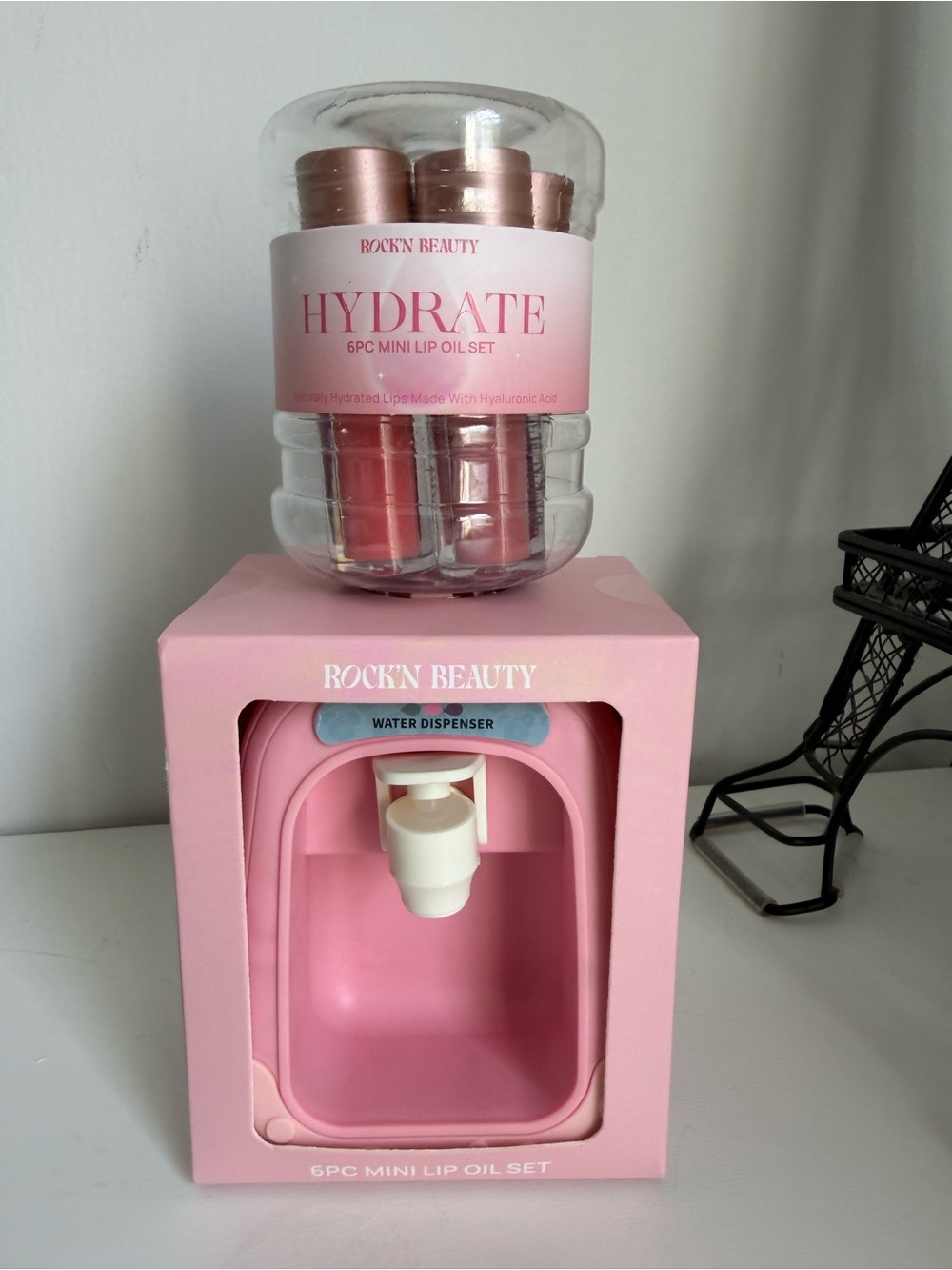 Hydrate 6pc Mini Lip Oil Set - Pink